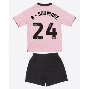 Fotbalové Dres Leicester City Boubakary Soumare #24 Dětské Třetí Oblečení 2025-26 Krátký Rukáv (+ trenýrky)